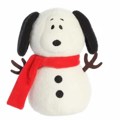 Aurora Plush 8 Inch Peanuts Snoopy Snow Beagle Holiday Plush Toy| Plush Toys