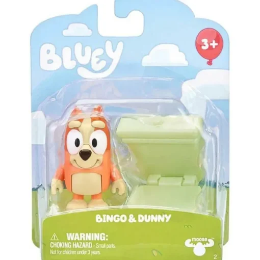 Owl & Goose Gifts Bluey Story Starter Figures - Bingo & Dunny -| Imaginative Play