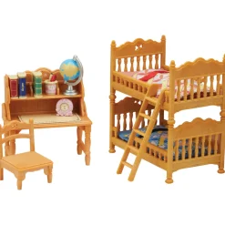 Epoch Everlasting Play Calico Critters Children's Bedroom Furniture and Accessories Set - Owl & Goose Gifts| Plush Toys|Imaginative Play
