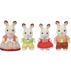 Epoch Everlasting Play Calico Critters Chocolate Rabbit Family| Plush Toys|Imaginative Play