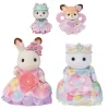 Epoch Everlasting Play Calico Critters Flowering Princesses Set - Owl & Goose Gifts| Plush Toys|Imaginative Play