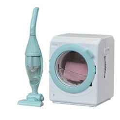 Epoch Everlasting Play Calico Critters Laundry & Vacuum Cleaner Furniture and Accessories Set - Owl & Goose Gifts| Plush Toys|Imaginative Play