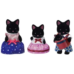 Epoch Everlasting Play Calico Critters Midnight Cat Family - Owl & Goose Gifts| Plush Toys|Imaginative Play