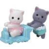 Epoch Everlasting Play Calico Critters Persian Cat Twins - Owl & Goose Gifts| Plush Toys|Imaginative Play