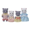Epoch Everlasting Play Calico Critters Persian Cat Family| Plush Toys|Imaginative Play