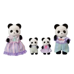 Epoch Everlasting Play Calico Critters Pookie Panda Family| Plush Toys|Imaginative Play