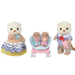 Epoch Everlasting Play Calico Critters Sea Otter Family - Owl & Goose Gifts| Plush Toys|Imaginative Play