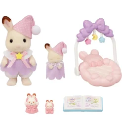 Epoch Everlasting Play Calico Critters Sleepy Dream Siblings Set - Owl & Goose Gifts| Plush Toys|Imaginative Play