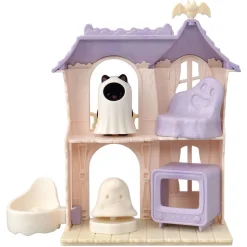 Epoch Everlasting Play Calico Critters Spooky Surprise House| Plush Toys|Imaginative Play