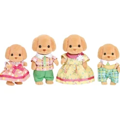 Epoch Everlasting Play Calico Critters Toy Poodle Family - Owl & Goose Gifts| Plush Toys|Imaginative Play