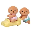 Epoch Everlasting Play Calico Critters Toy Poodle Twins - Owl & Goose Gifts| Plush Toys|Imaginative Play