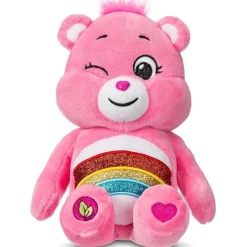 Owl & Goose Gifts Care Bears 9 Inch Cheer Bear Fun Size Sparkle Plush Toy -| Plush Toys