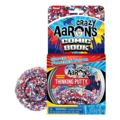 Owl & Goose Gifts Crazy Aarons Comic Book Full Size 4 Inch Thinking Putty Tin -| Sensory Toys