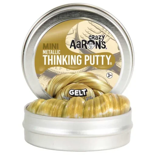 Owl & Goose Gifts Crazy Aarons Gelt Mini 2 Inch Thinking Putty Tin -| Sensory Toys