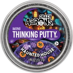 Owl & Goose Gifts Crazy Aarons Haunted House Mini 2 Inch Halloween Thinking Putty Tin -| Sensory Toys