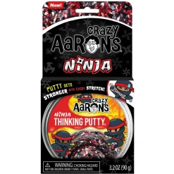 Owl & Goose Gifts Crazy Aarons Ninja Full Size 4 Inch Thinking Putty Tin -| Sensory Toys