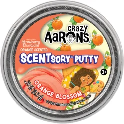 Crazy Aaron's Crazy Aarons Orange Blossom Mini 2 Inch Scentsory Thinking Putty Tin| Sensory Toys