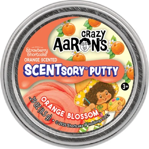 Crazy Aaron's Crazy Aarons Orange Blossom Mini 2 Inch Scentsory Thinking Putty Tin| Sensory Toys