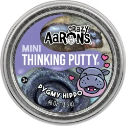 Owl & Goose Gifts Crazy Aarons Pygmy Hippo Mini 2 Inch Thinking Putty Tin| Sensory Toys