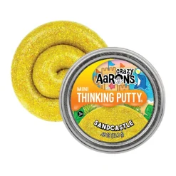 Owl & Goose Gifts Crazy Aarons Sandcastle Mini 2 Inch Thinking Putty Tin -| Sensory Toys