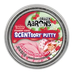 Crazy Aaron's Crazy Aarons Strawberry Shortcake Mini 2 Inch Scentsory Thinking Putty| Sensory Toys