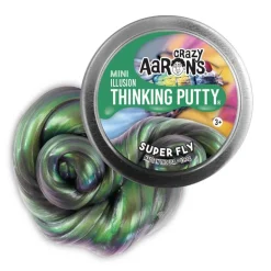 Owl & Goose Gifts Crazy Aarons Super Fly Mini 2 Inch Thinking Putty Tin -| Sensory Toys