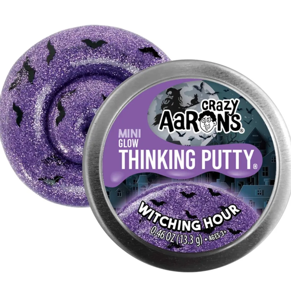 Owl & Goose Gifts Crazy Aarons Witching Hour Mini 2 Inch Halloween Thinking Putty Tin -| Sensory Toys