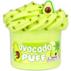 Owl & Goose Gifts Dope Slimes 8 oz Avocado Puff Slime -| Sensory Toys