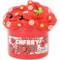Owl & Goose Gifts Dope Slimes 8 oz Cherry Bomb Slime -| Sensory Toys