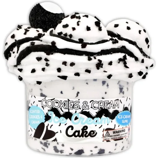 Owl & Goose Gifts Dope Slimes 8 oz Cookies & Cream Ice Cream Slime -| Sensory Toys