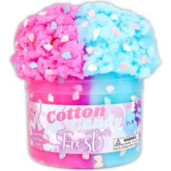 Owl & Goose Gifts Dope Slimes 8 oz Cotton Candy Frost Slime| Sensory Toys