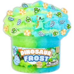 Owl & Goose Gifts Dope Slimes 8 oz Dinosaur Frost Slime -| Sensory Toys