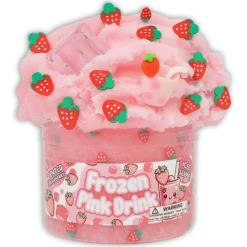 Owl & Goose Gifts Dope Slimes 8 oz Frozen Pink Drink Slime -| Sensory Toys