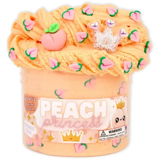 Owl & Goose Gifts Dope Slimes 8 oz Peach Princess Slime -| Sensory Toys