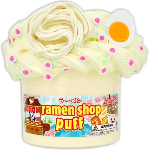 Owl & Goose Gifts Dope Slimes 8 oz Ramen Shop Puff Slime| Sensory Toys