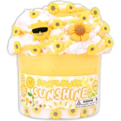 Owl & Goose Gifts Dope Slimes 8 oz Sunflower Sunshine Slime -| Sensory Toys