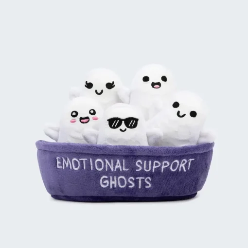 What Do You Meme Emotional Support Ghosts Set of 5 Plush Toys by| Plush Toys
