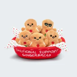 What Do You Meme Emotional Support Gingerbread Set of 5 Plush Toys by| Plush Toys