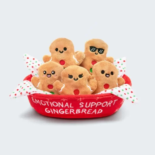 What Do You Meme Emotional Support Gingerbread Set of 5 Plush Toys by| Plush Toys