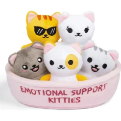 What Do You Meme Emotional Support Kitties Set of 5 Plush Toys by| Plush Toys