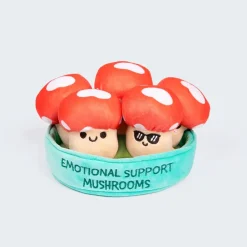 What Do You Meme Emotional Support Mushrooms Set of 5 Plush Toys by| Plush Toys