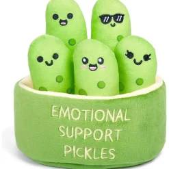What Do You Meme Emotional Support Pickles Set of 5 Plush Toys by| Plush Toys
