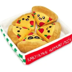 Owl & Goose Gifts Emotional Support Pizza Set of 5 Plush Toys by What Do You Meme -| Plush Toys