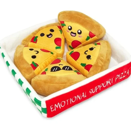 Owl & Goose Gifts Emotional Support Pizza Set of 5 Plush Toys by What Do You Meme -| Plush Toys