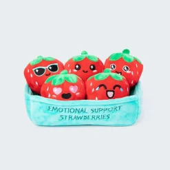 What Do You Meme Emotional Support Strawberries Set of 5 Plush Toys by| Plush Toys