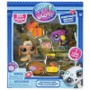 Owl & Goose Gifts Littlest Pet Shop Gen 7 Petfluencer Pairs Garden Party Play Set - Dog #102 and Toucan #103 -| Plush Toys|Imaginative Play