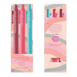 Owl & Goose Gifts Making Spirits Bright Holiday Jotter Set by Talking Out of Turn -| Stickers & Stationary