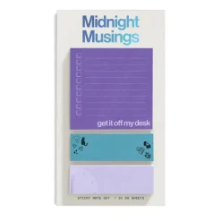 Owl & Goose Gifts Midnight Musings Sticky Note Set by Shop Trimmings -| Stickers & Stationary