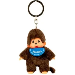 Sekiguchi Monchhichi 4 Inch Classic Plush Keychain - Blue Boy| Plush Toys|Plush Clips