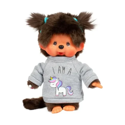 Sekiguchi Monchhichi Unicorn Sweater Girl Plush Toy| Plush Toys